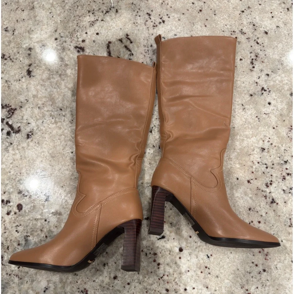 Billini Retta Tan‎ Knee-High Boots Size 6